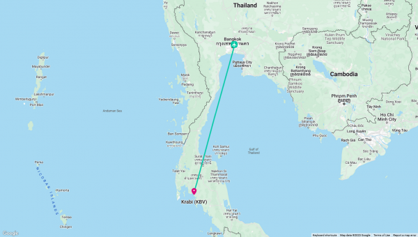 Travel Map Krabi